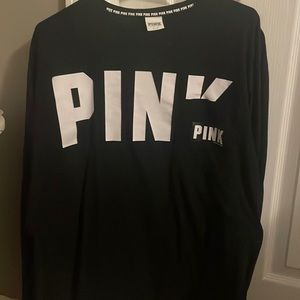 Womens PINK Long Sleeve Tee